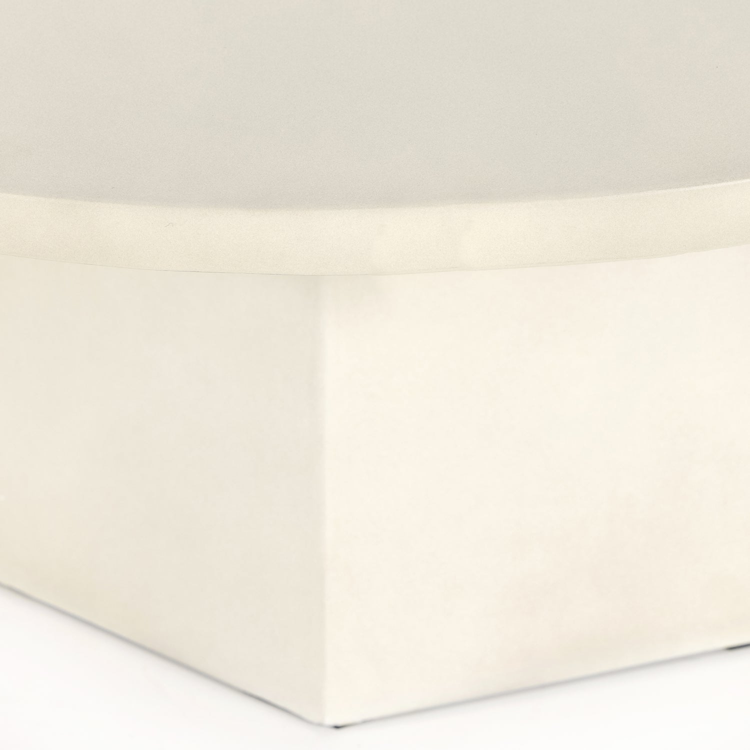 White Concrete | Bowman Outdoor Coffee Table | Valley Ridge Furniture