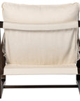 Savile Flax Fabric with Burnt Parawood | Ace Chair | Valley Ridge Furniture