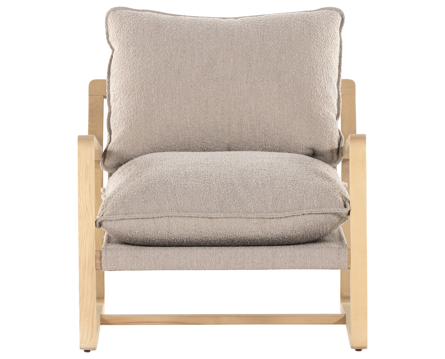 Knoll Sand Fabric with Light Natural Ash | Ace Chair | Valley Ridge Furniture