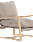 Knoll Sand Fabric with Light Natural Ash | Ace Chair | Valley Ridge Furniture