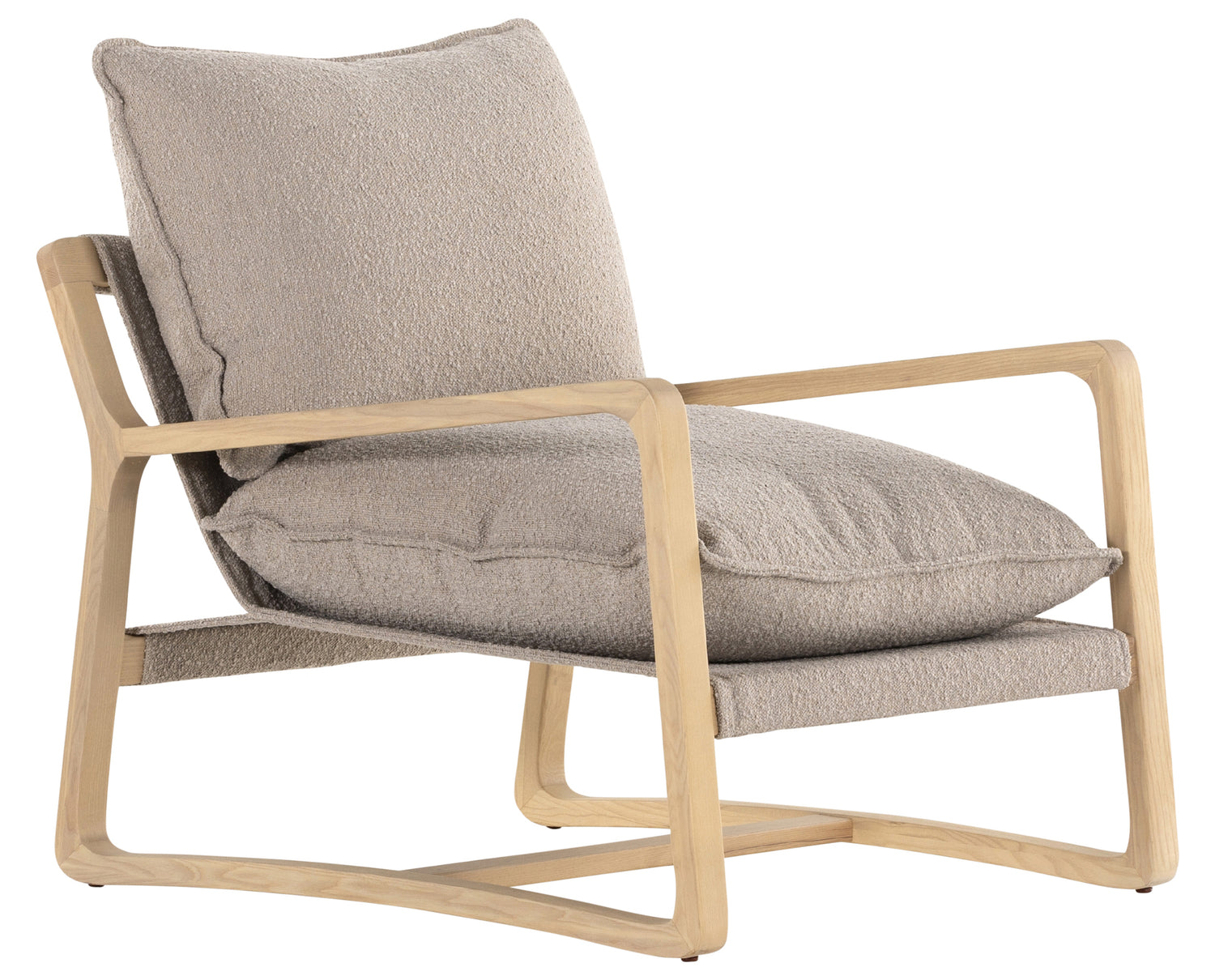 Knoll Sand Fabric with Light Natural Ash | Ace Chair | Valley Ridge Furniture