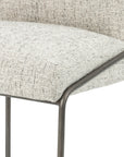 Lyon Pewter Fabric with Brushed Slate Iron (Bar Height) | Astrud Bar/Counter Stool | Valley Ridge Furniture