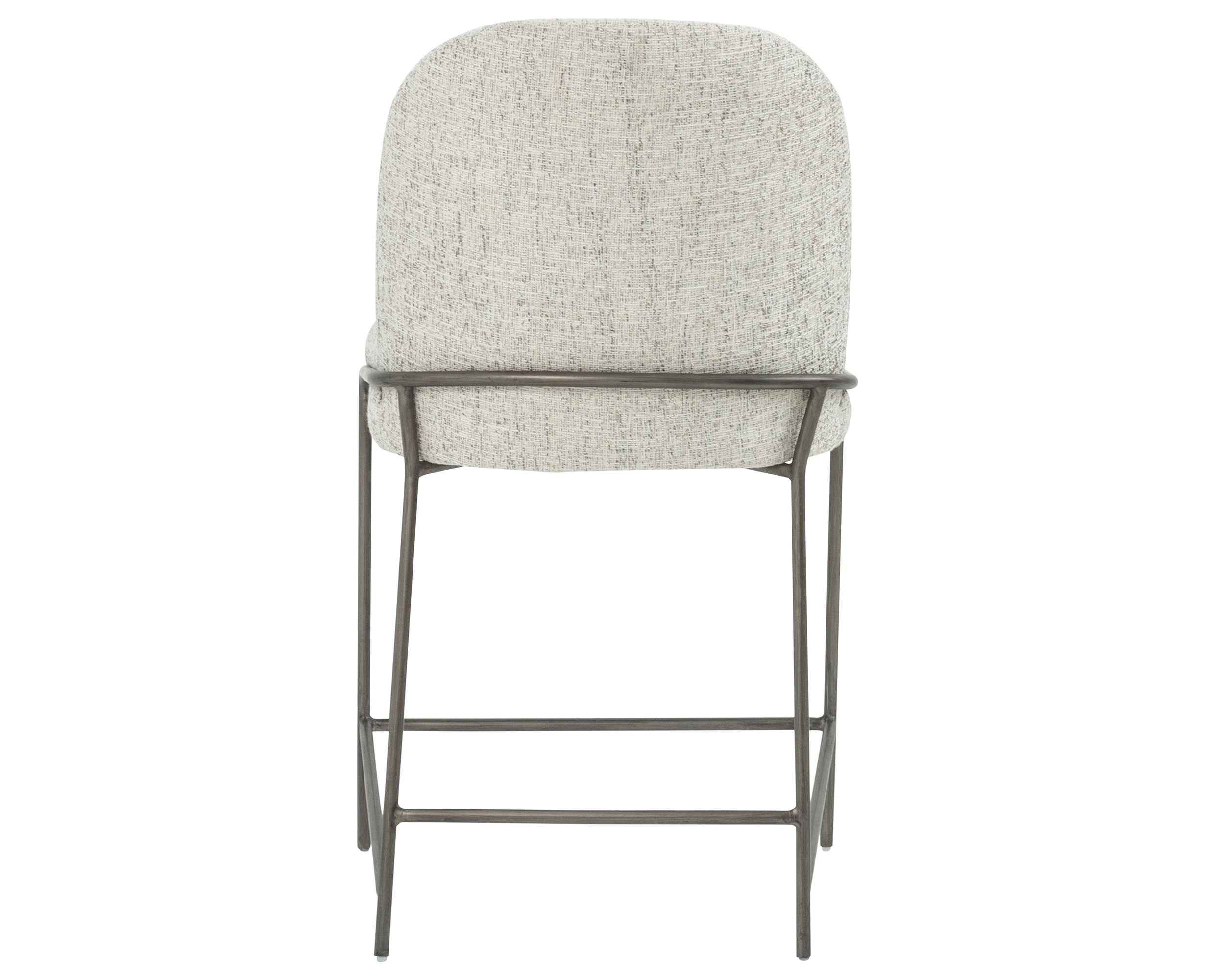 Lyon Pewter Fabric with Brushed Slate Iron (Counter Height) | Astrud Bar/Counter Stool | Valley Ridge Furniture