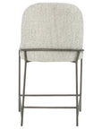 Lyon Pewter Fabric with Brushed Slate Iron (Counter Height) | Astrud Bar/Counter Stool | Valley Ridge Furniture