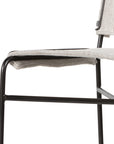 Avant Natural Fabric with Waxed Black Iron (Bar Height) | Wharton Bar/Counter Stool | Valley Ridge Furniture