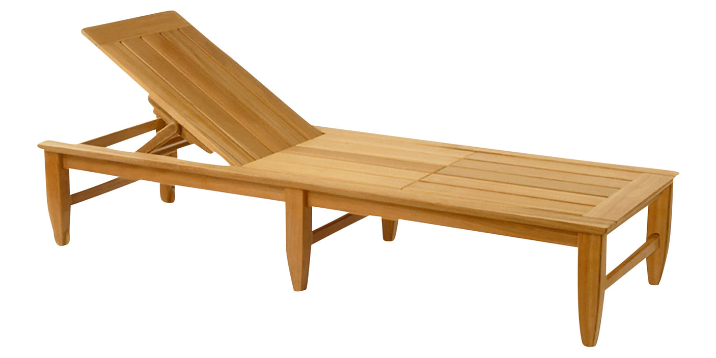 Amalfi Adjustable Poolside Chaise Lounge with Wheels