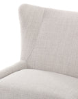 Gibson Wheat Fabric with Toasted Parawood | Marlow Wing Chair | Valley Ridge Furniture
