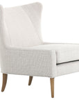 Gibson Wheat Fabric with Toasted Parawood | Marlow Wing Chair | Valley Ridge Furniture