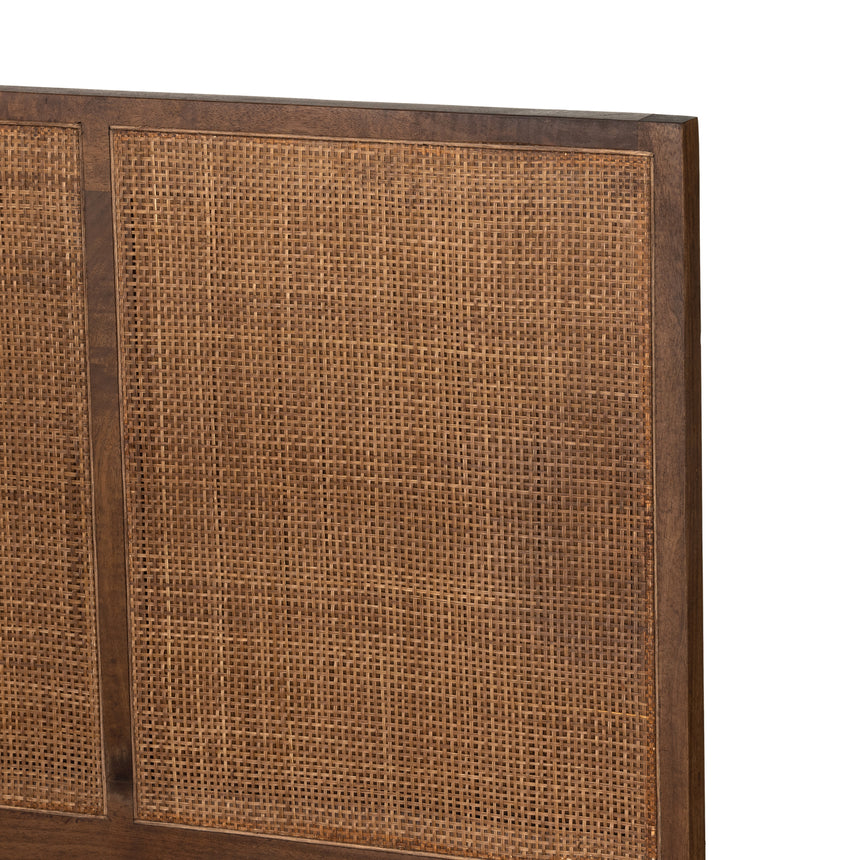 Brown Wash Mango with Brown Cane (King Size) | Sydney Bed | Valley Ridge Furniture