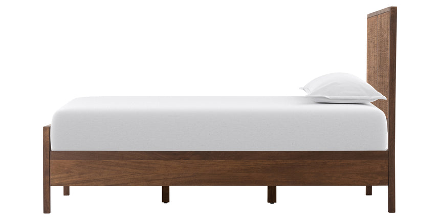 Brown Wash Mango with Brown Cane (Twin Size) | Sydney Bed | Valley Ridge Furniture