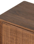 Brown Wash Mango with Brown Cane | Sydney Right Nightstand | Valley Ridge Furniture
