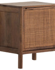 Brown Wash Mango with Brown Cane | Sydney Right Nightstand | Valley Ridge Furniture