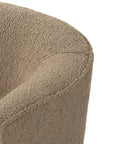 Sheepskin Camel Fabric | Mila Swivel Chair | Valley Ridge Furniture
