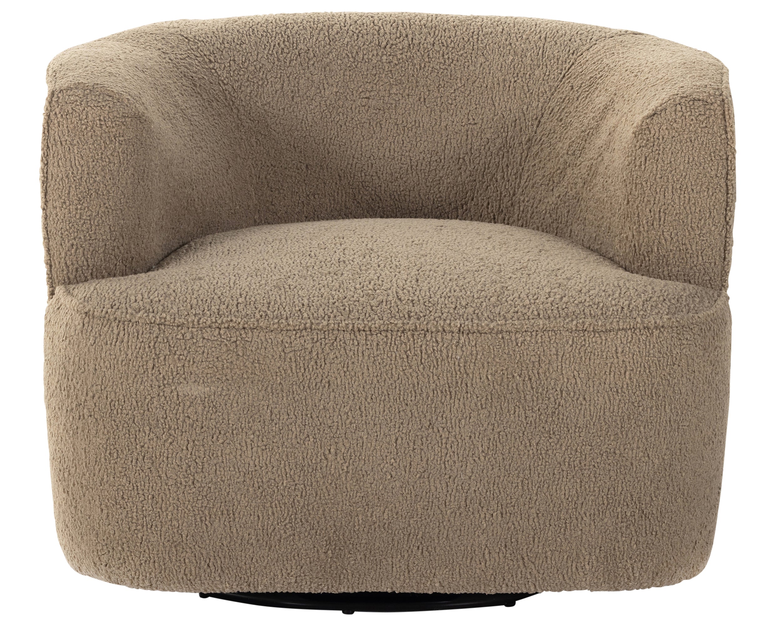 Sheepskin Camel Fabric | Mila Swivel Chair | Valley Ridge Furniture