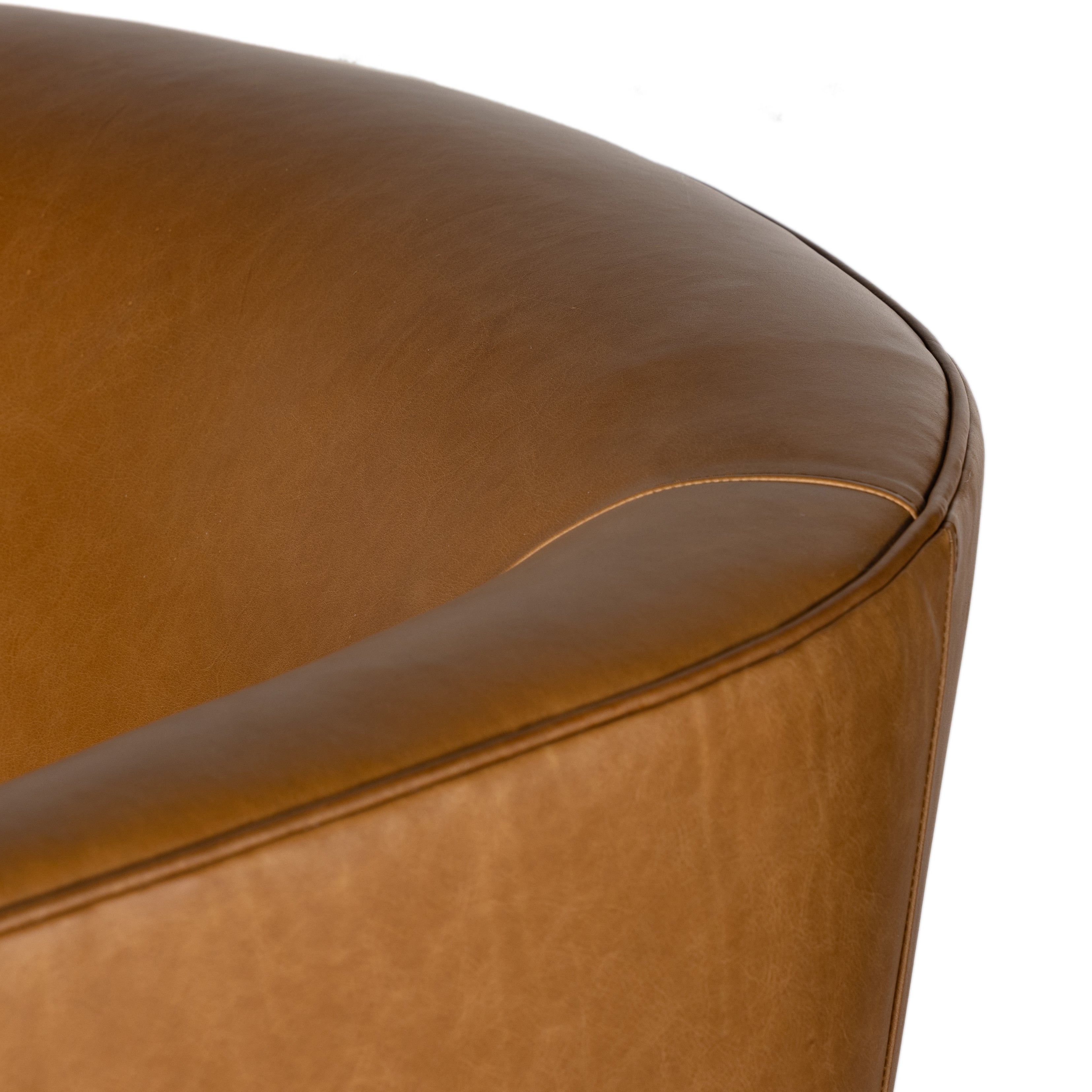 Osorno Camel Leather | Mila Swivel Chair | Valley Ridge Furniture