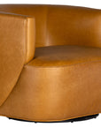 Osorno Camel Leather | Mila Swivel Chair | Valley Ridge Furniture