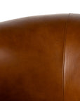 Riviera Cognac Leather | Mila Swivel Chair | Valley Ridge Furniture