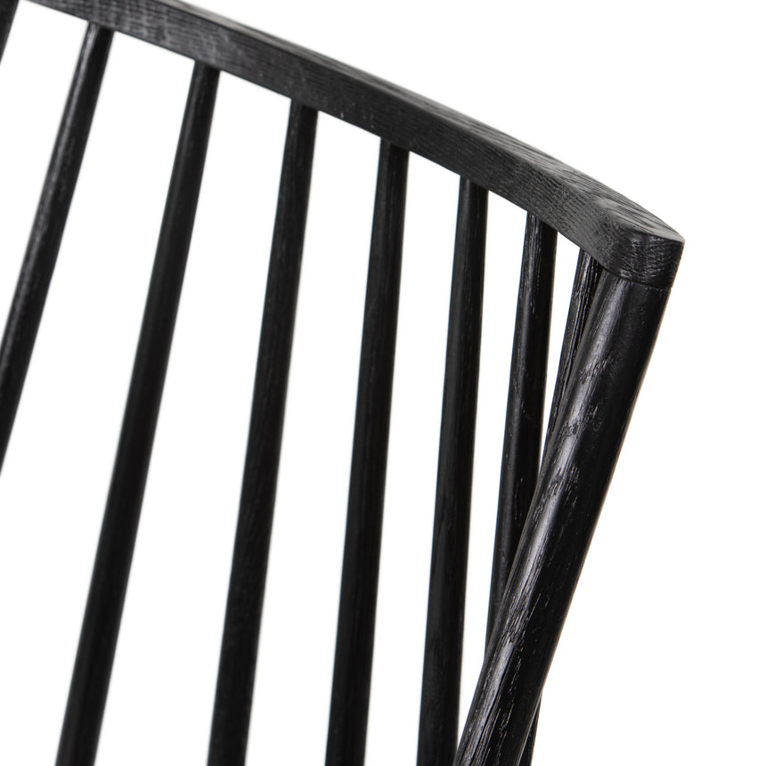 Black Oak | Lewis Windsor Chair | Valley Ridge Furniture