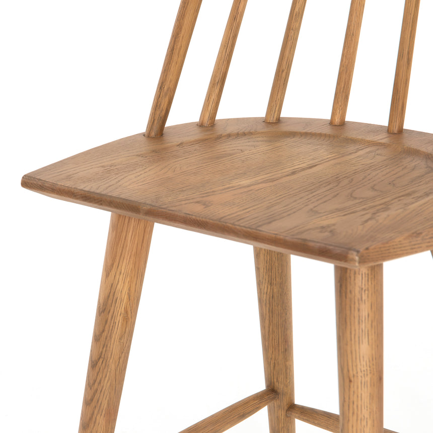 Sandy Oak (Counter Height) | Lewis Windsor Bar/Counter Stool | Valley Ridge Furniture