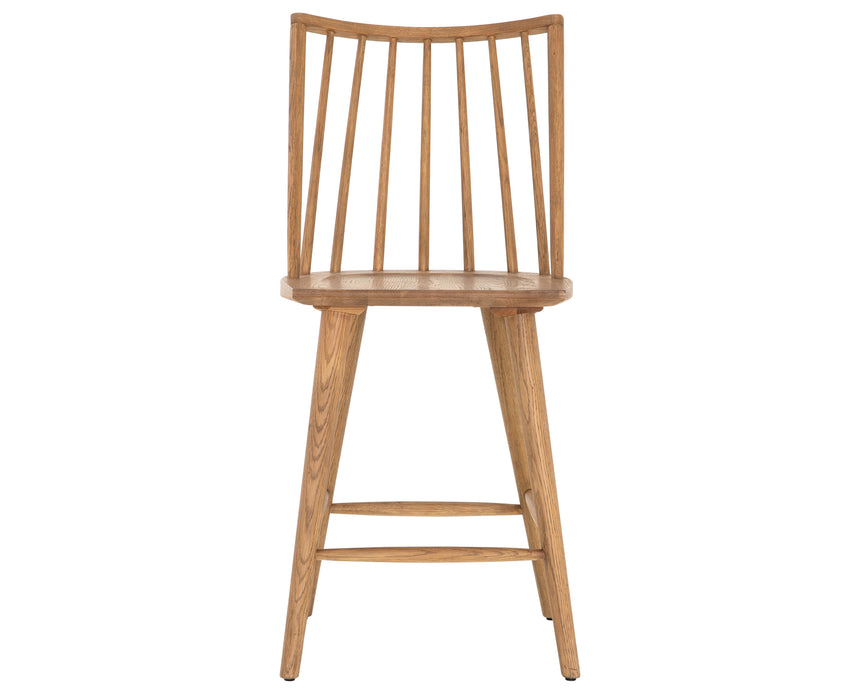Sandy Oak (Counter Height) | Lewis Windsor Bar/Counter Stool | Valley Ridge Furniture