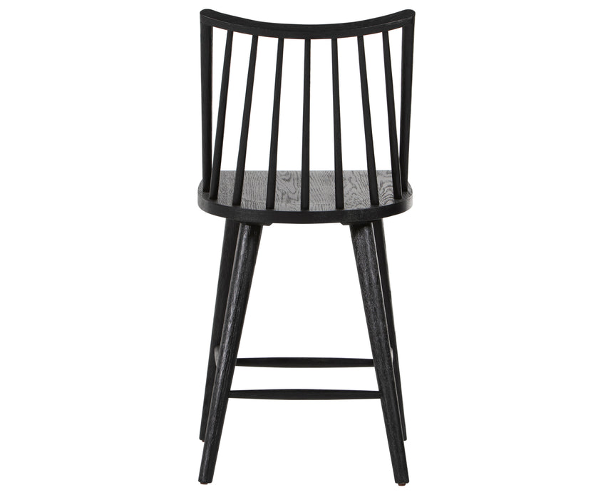 Black Oak (Counter Height) | Lewis Windsor Bar/Counter Stool | Valley Ridge Furniture