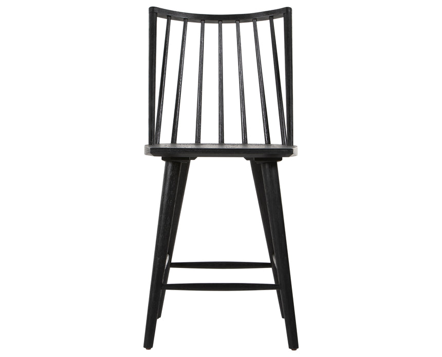 Black Oak (Counter Height) | Lewis Windsor Bar/Counter Stool | Valley Ridge Furniture