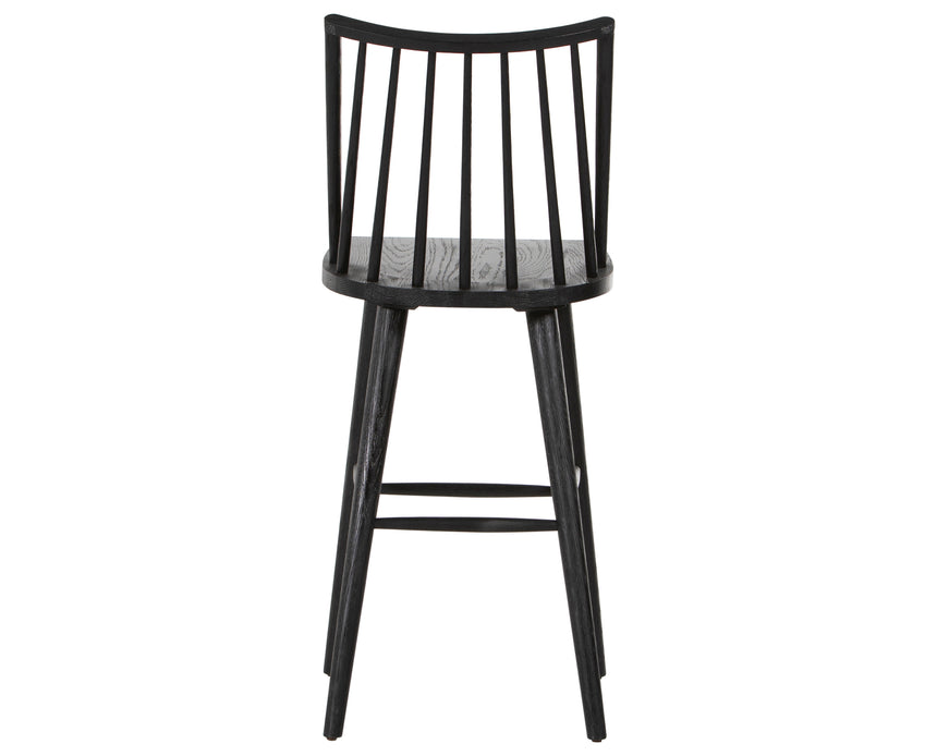 Black Oak (Bar Height) | Lewis Windsor Bar/Counter Stool | Valley Ridge Furniture