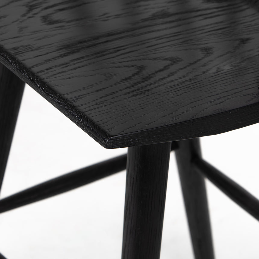 Black Oak (Bar Height) | Lewis Windsor Bar/Counter Stool | Valley Ridge Furniture