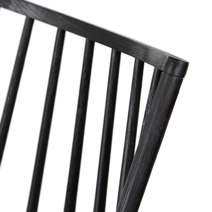 Black Oak (Bar Height) | Lewis Windsor Bar/Counter Stool | Valley Ridge Furniture