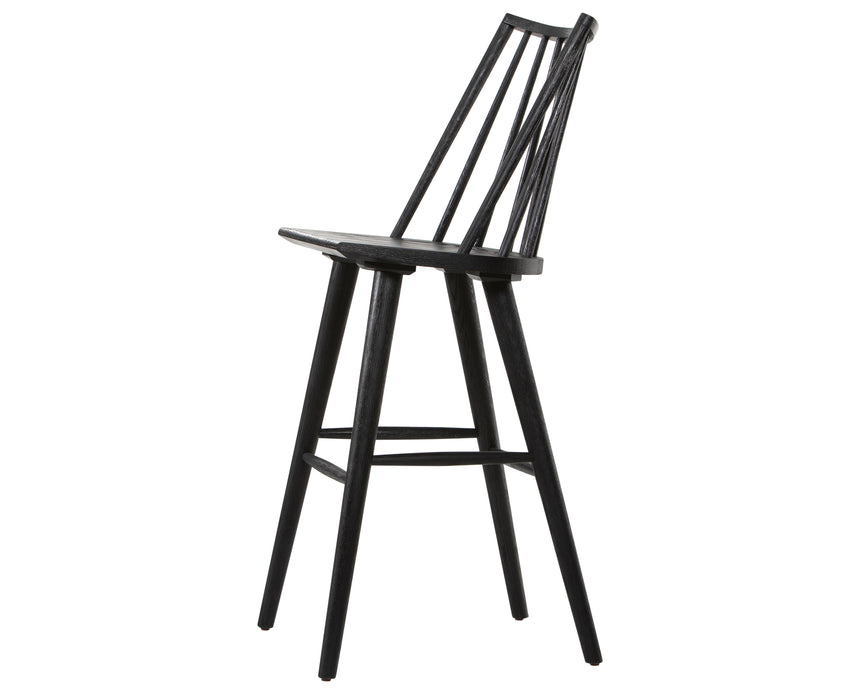 Black Oak (Bar Height) | Lewis Windsor Bar/Counter Stool | Valley Ridge Furniture