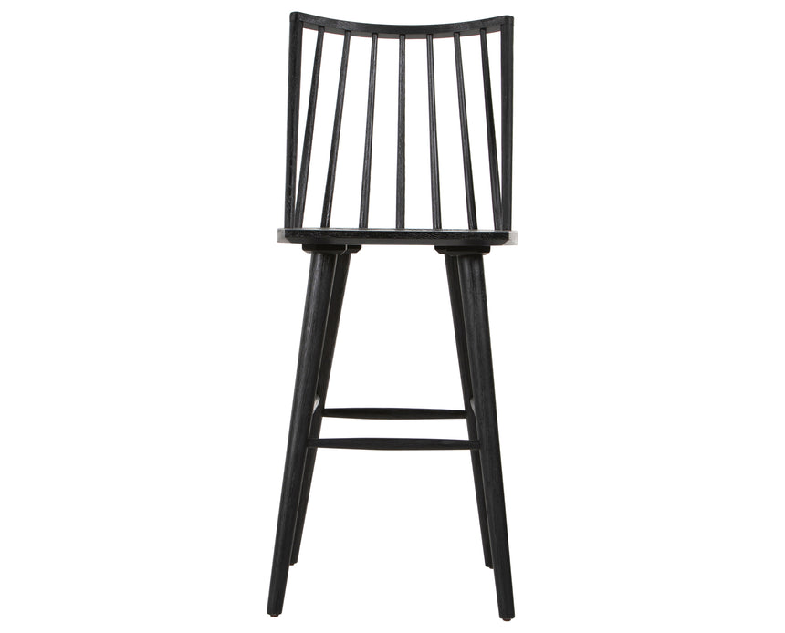Black Oak (Bar Height) | Lewis Windsor Bar/Counter Stool | Valley Ridge Furniture