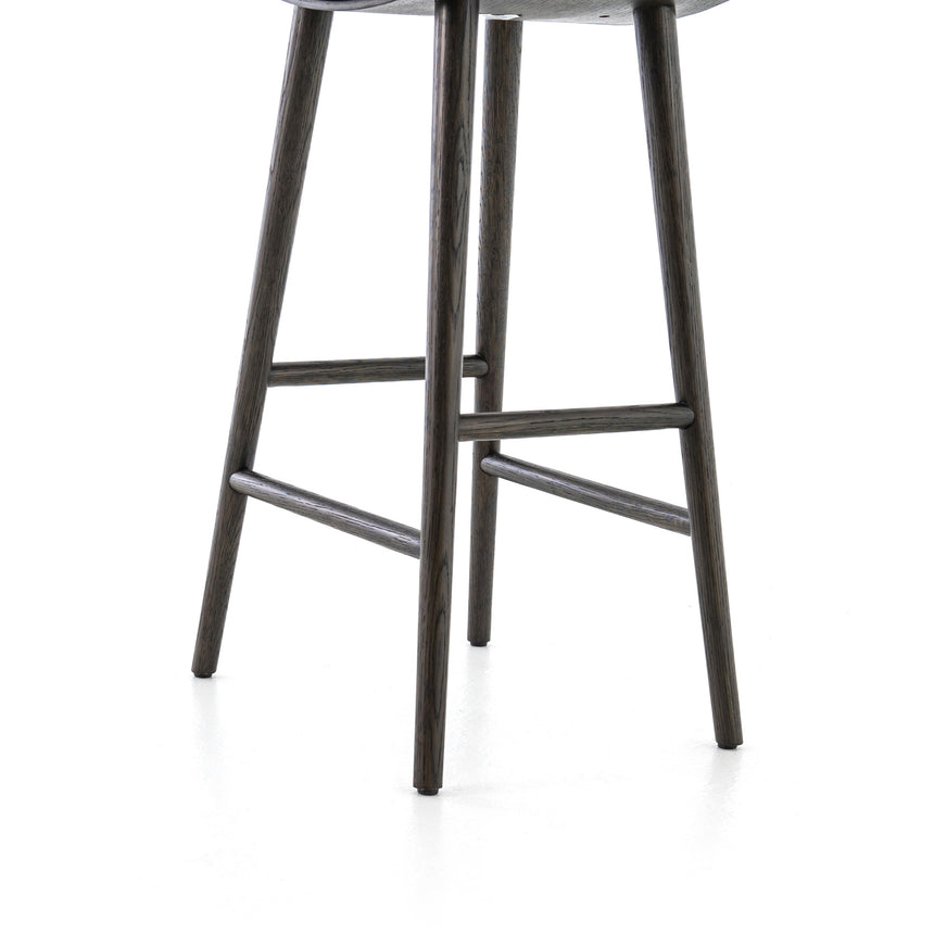 Essence Natural Fabric with Light Carbon Parawood (Bar Height) | Union Bar/Counter Stool | Valley Ridge Furniture