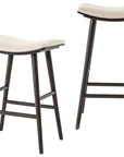 Essence Natural Fabric with Light Carbon Parawood (Counter Height) | Union Bar/Counter Stool | Valley Ridge Furniture