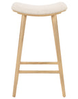 Essence Natural Fabric with Light Natural Parawood (Bar Height) | Union Bar/Counter Stool | Valley Ridge Furniture