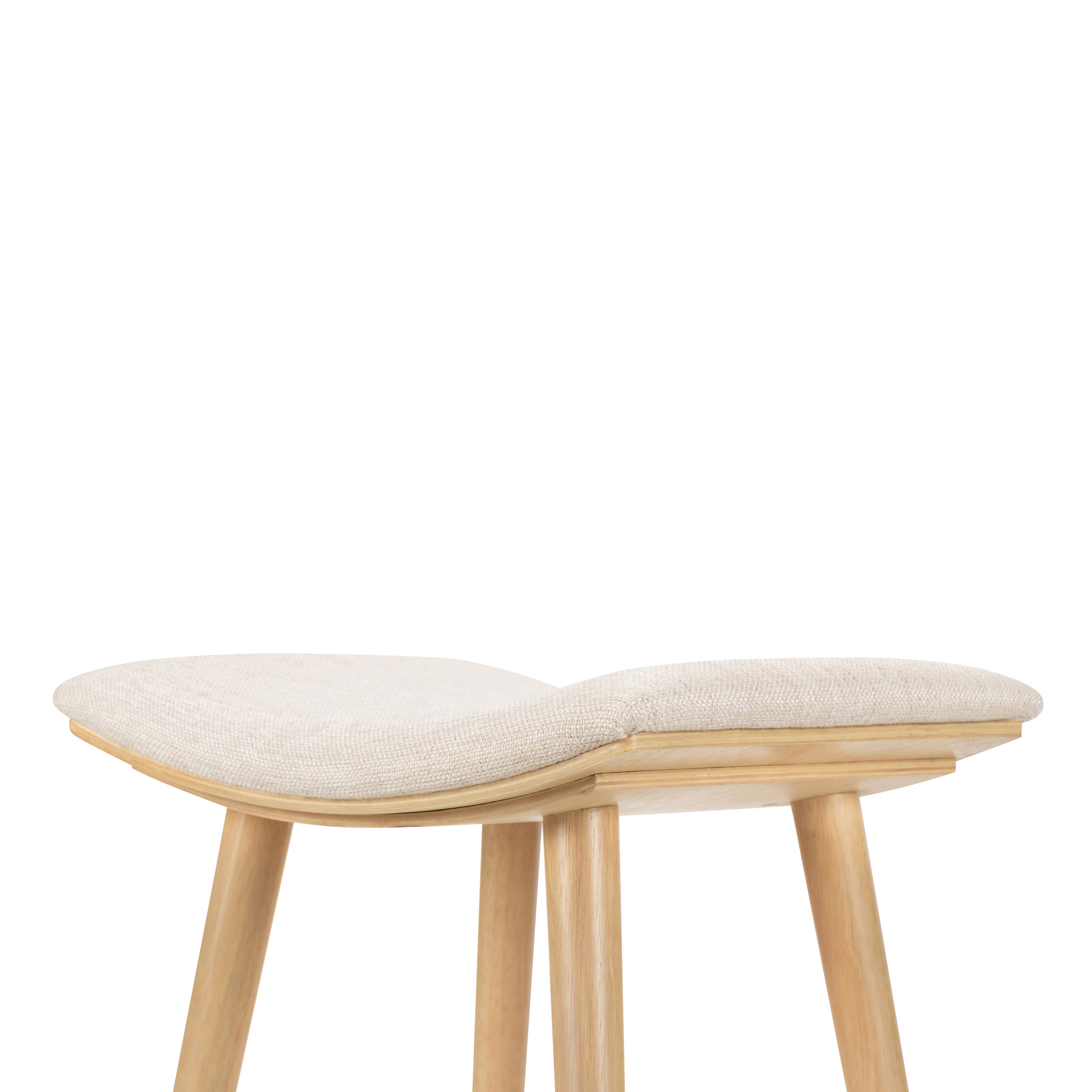 Essence Natural Fabric with Light Natural Parawood (Counter Height) | Union Bar/Counter Stool | Valley Ridge Furniture
