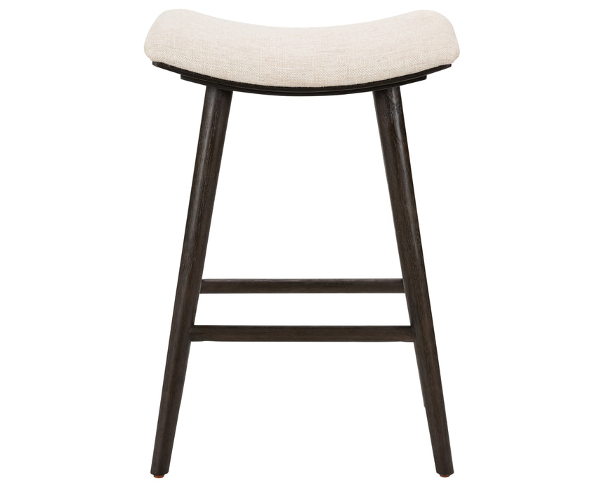 Essence Natural Fabric with Light Carbon Parawood (Counter Height) | Union Bar/Counter Stool | Valley Ridge Furniture