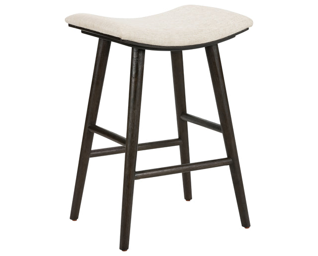Essence Natural Fabric with Light Carbon Parawood (Counter Height) | Union Bar/Counter Stool | Valley Ridge Furniture