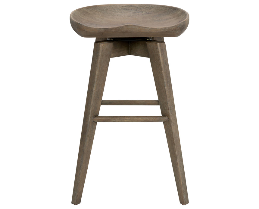 Brushed Shale Grey Parawood (Counter Height) | Paramore Swivel Bar/Counter Stool | Valley Ridge Furniture