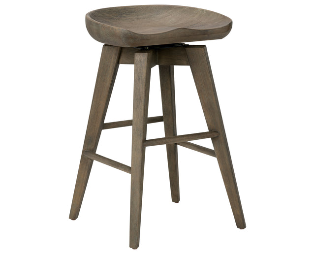 Brushed Shale Grey Parawood (Counter Height) | Paramore Swivel Bar/Counter Stool | Valley Ridge Furniture
