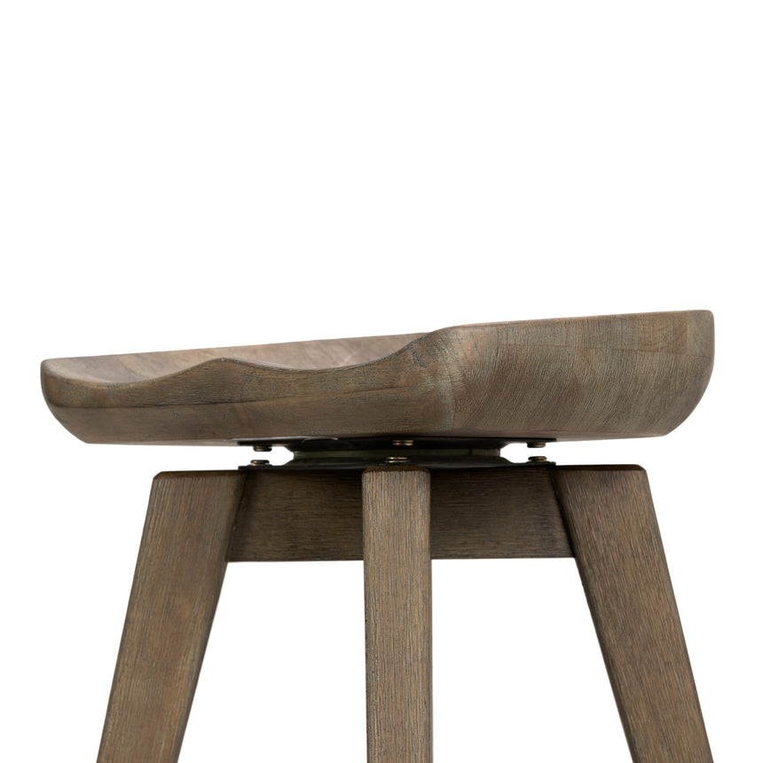 Brushed Shale Grey Parawood (Bar Height) | Paramore Swivel Bar/Counter Stool | Valley Ridge Furniture