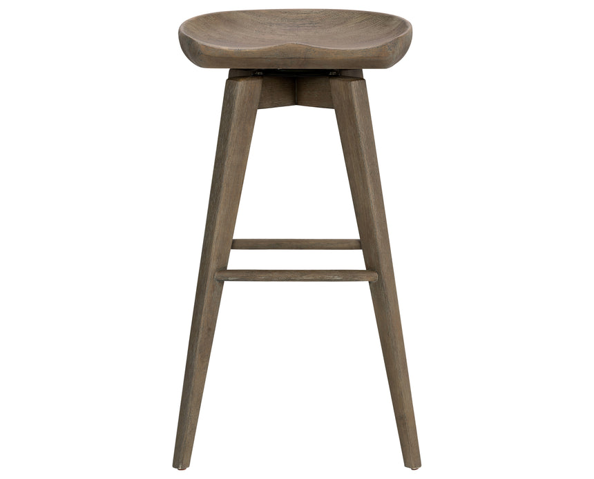 Brushed Shale Grey Parawood (Bar Height) | Paramore Swivel Bar/Counter Stool | Valley Ridge Furniture