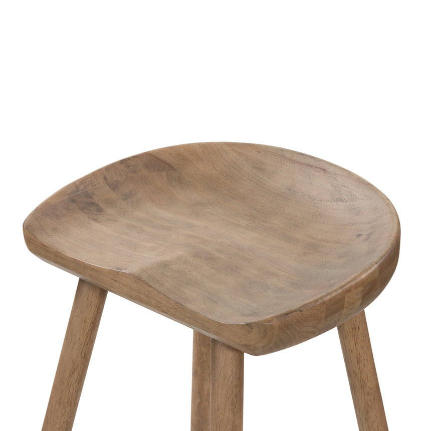 Natural Matte Parawood with Matte Black Iron (Counter Height) | Barrett Bar/Counter Stool | Valley Ridge Furniture