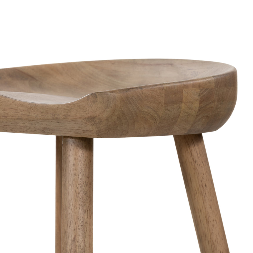 Natural Matte Parawood with Matte Black Iron (Counter Height) | Barrett Bar/Counter Stool | Valley Ridge Furniture