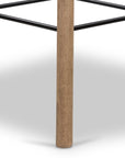 Natural Matte Parawood with Matte Black Iron (Bar Height) | Barrett Bar/Counter Stool | Valley Ridge Furniture