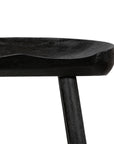 Matte Black Parawood with Matte Black Iron (Counter Height) | Barrett Bar/Counter Stool | Valley Ridge Furniture