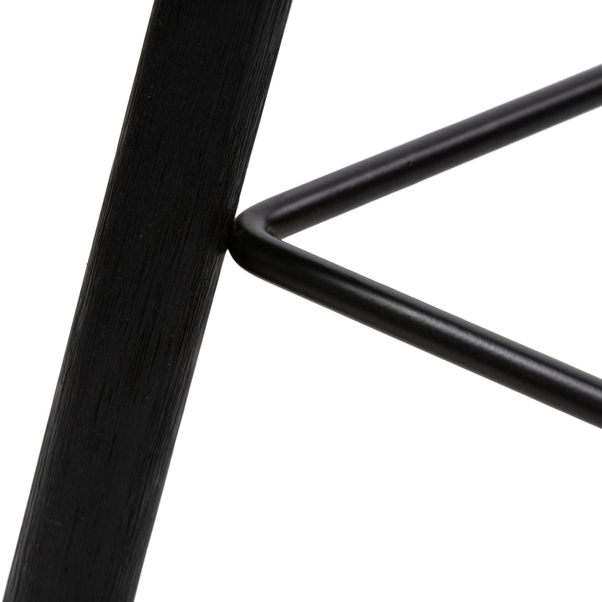 Matte Black Parawood with Matte Black Iron (Counter Height) | Barrett Bar/Counter Stool | Valley Ridge Furniture