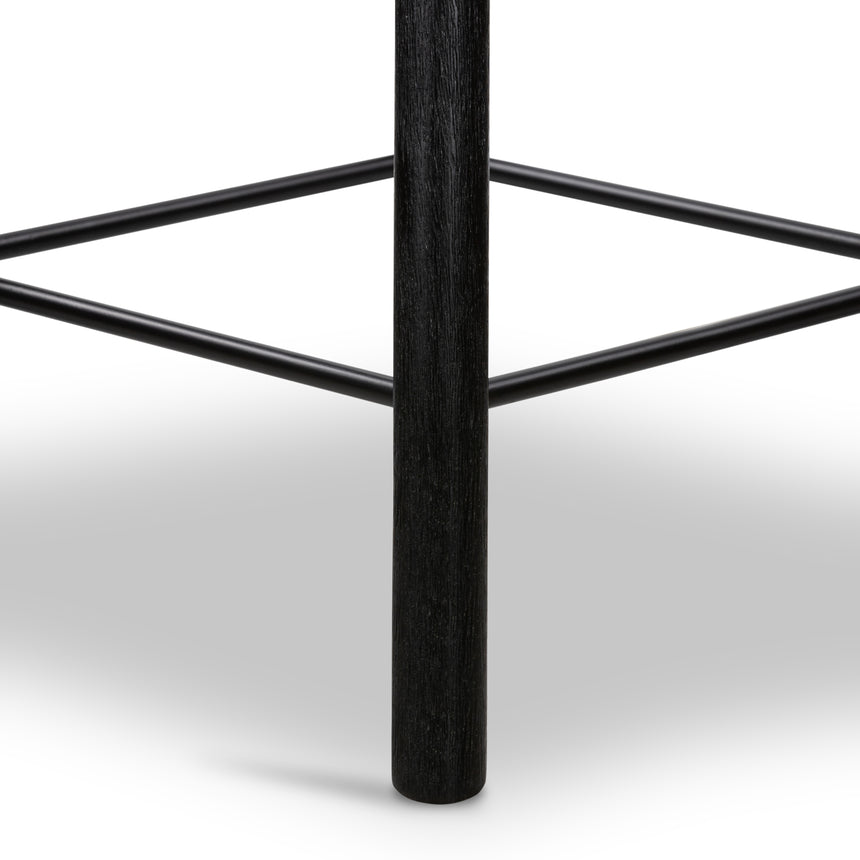 Matte Black Parawood with Matte Black Iron (Counter Height) | Barrett Bar/Counter Stool | Valley Ridge Furniture