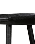 Matte Black Parawood with Matte Black Iron (Bar Height) | Barrett Bar/Counter Stool | Valley Ridge Furniture