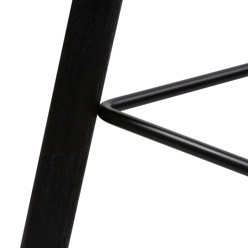 Matte Black Parawood with Matte Black Iron (Bar Height) | Barrett Bar/Counter Stool | Valley Ridge Furniture