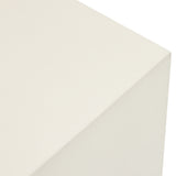 White Concrete | Parish Concrete Cube | Valley Ridge Furniture